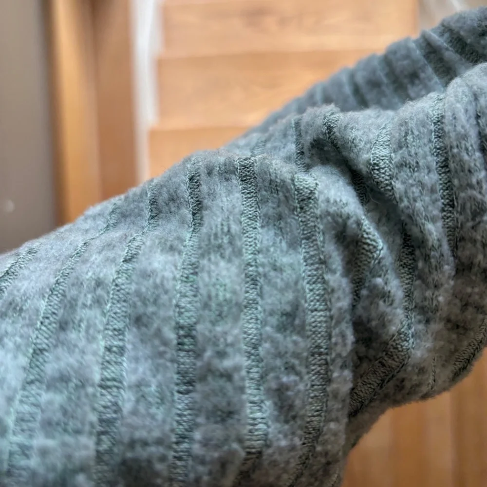 Wiholl Fuzzy Sage Green Pajama Loungewear Set Size Large - Picture 14 of 14